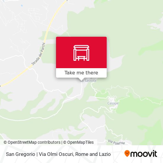 San Gregorio | Via Olmi Oscuri map