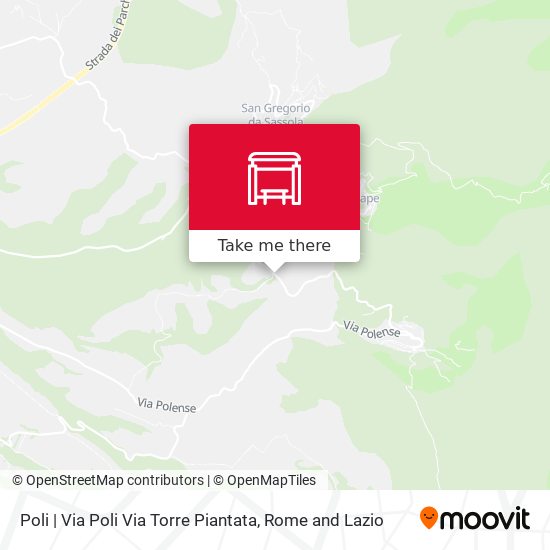 Poli | Via Poli Via Torre Piantata map