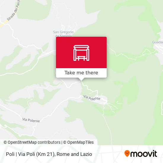 Poli | Via Poli (Km 21) map