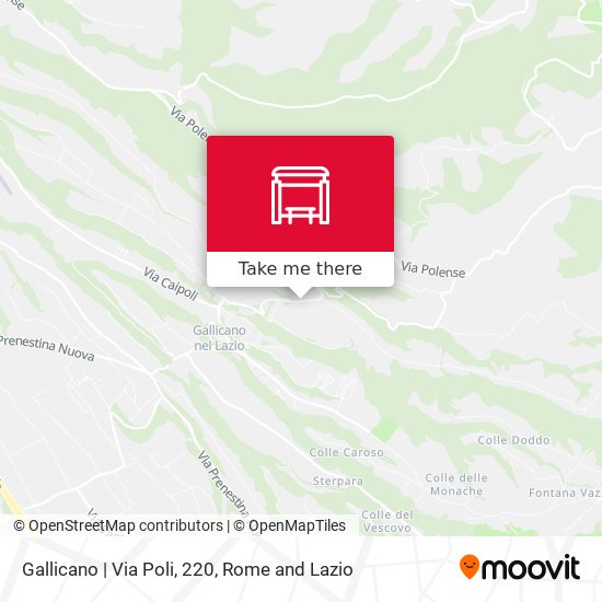Gallicano | Via Poli, 220 map