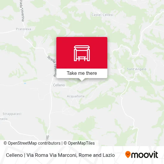 Celleno | Via Roma Via Marconi map