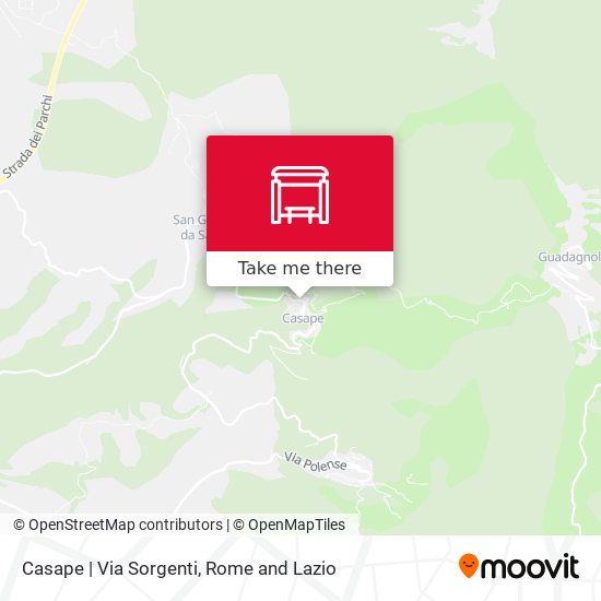 Casape | Via Sorgenti map