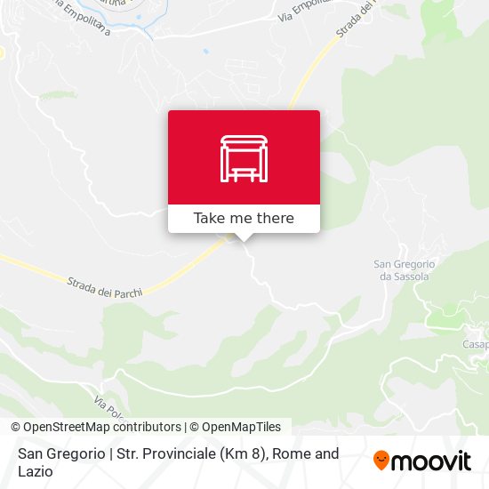 San Gregorio | Str. Provinciale (Km 8) map