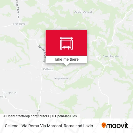 Celleno | Via Roma Via Marconi map
