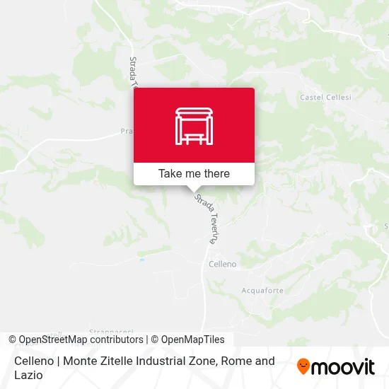 Celleno | Monte Zitelle Industrial Zone map