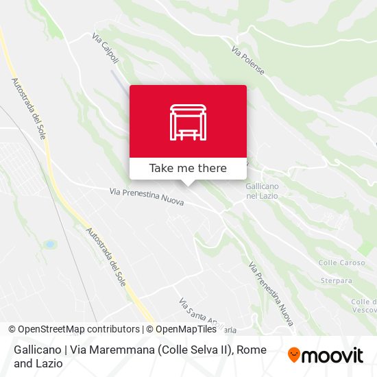 Gallicano | Via Maremmana (Colle Selva II) map