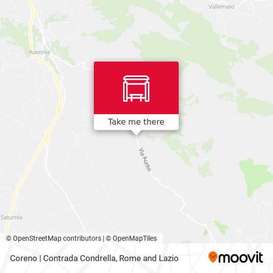 Coreno | Contrada Condrella map