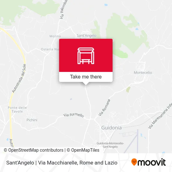 Sant'Angelo | Macchiarelle Street map