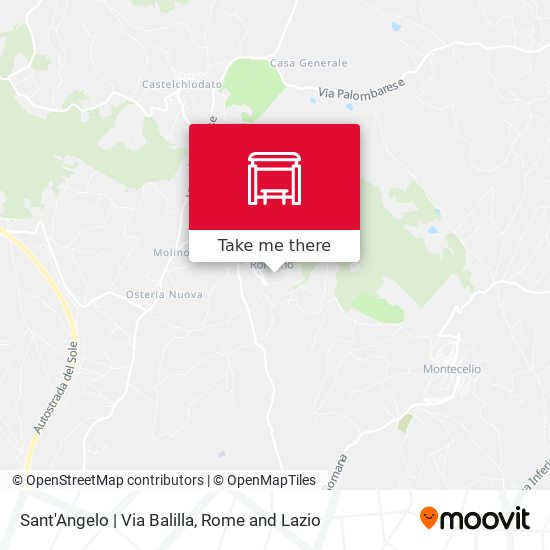 Sant'Angelo | Via Balilla map