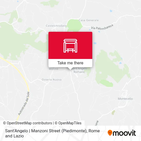 Sant'Angelo | Manzoni Street (Piedimonte) map