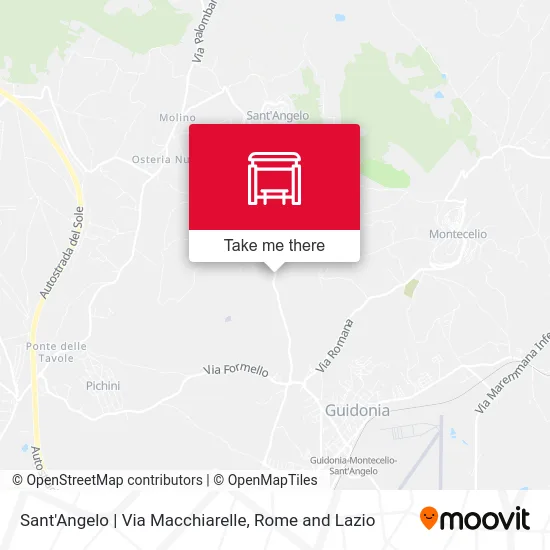 Sant'Angelo | Macchiarelle Street map