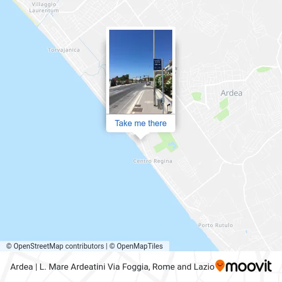 Ardea | Ardeatini Seafront Via Foggia map