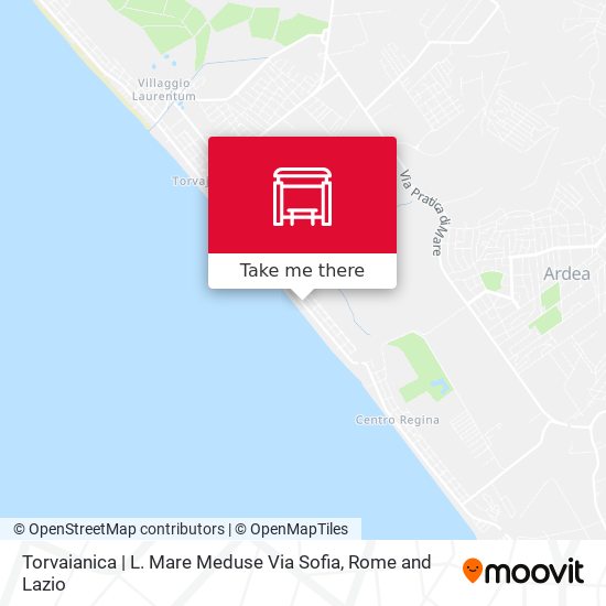 Torvaianica | L. Mare Meduse Via Sofia map