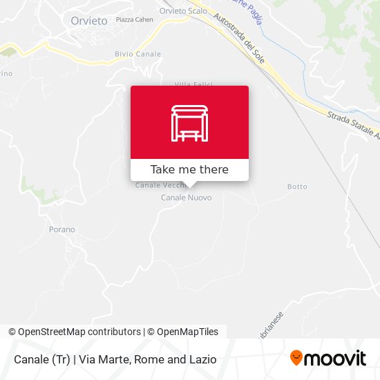Canale (Tr) | Via Marte map
