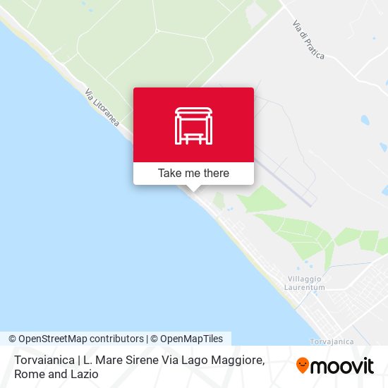 Torvaianica | L. Mare Sirene Via Lago Maggiore map