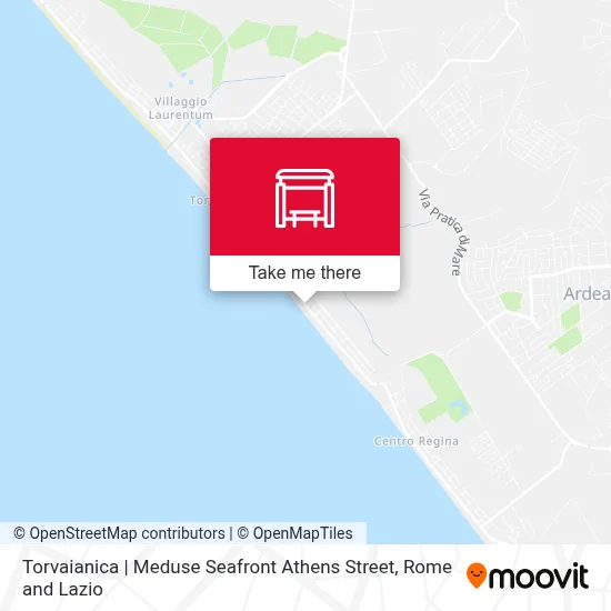 Torvaianica | Meduse Seafront Athens Street map