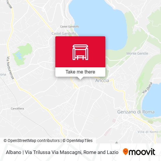 Albano | Via Trilussa Via Mascagni map