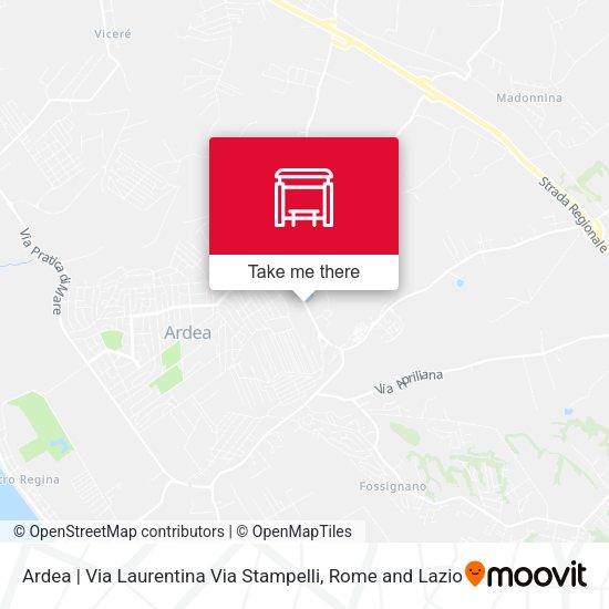 Ardea | Via Laurentina Via Stampelli map