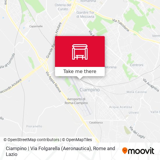 Ciampino | Via Folgarella (Aeronautica) map