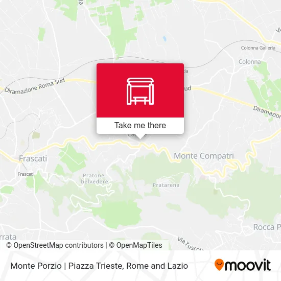 Monte Porzio | Trieste Square map