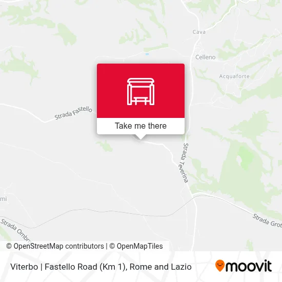 Viterbo | Fastello Road (Km 1) map