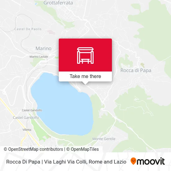 Rocca Di Papa | Via Laghi Via Colli map