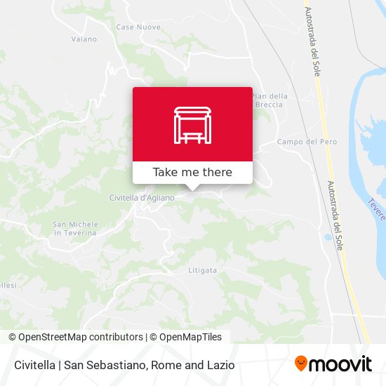 Civitella | San Sebastiano map