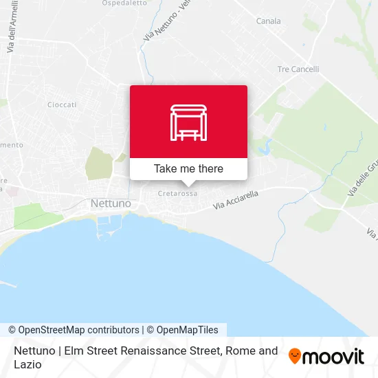 Nettuno | Elm Street Renaissance Street map