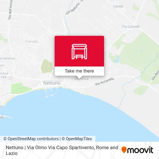 Nettuno | Via Olmo Via Capo Spartivento map