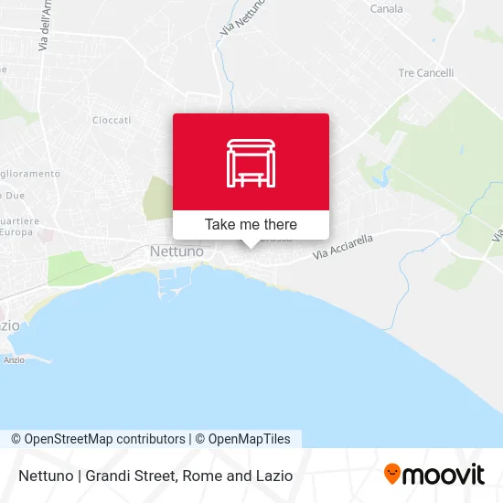 Nettuno | Grandi Street map