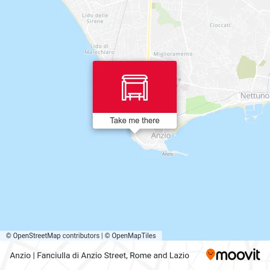 Anzio | Fanciulla di Anzio Street map