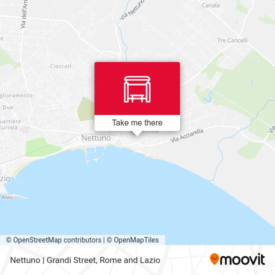 Nettuno | Grandi Street map