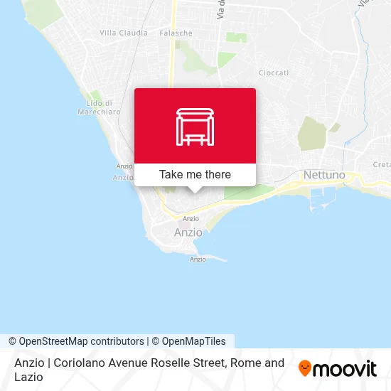 Anzio | Coriolano Avenue Roselle Street map