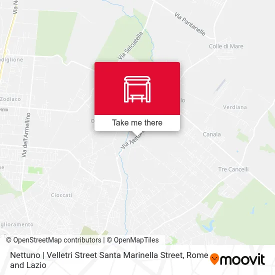 Nettuno | Velletri Street Santa Marinella Street map