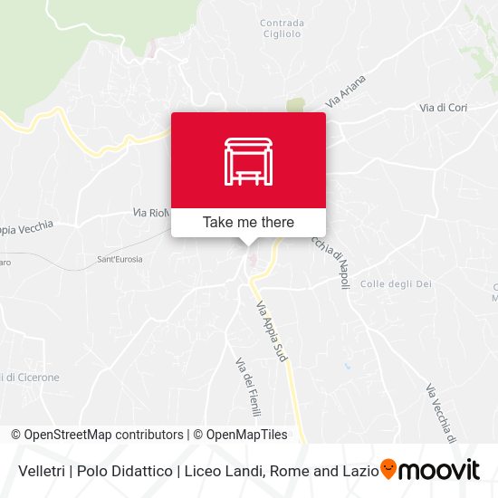 Velletri | Polo Didattico | Liceo Landi map