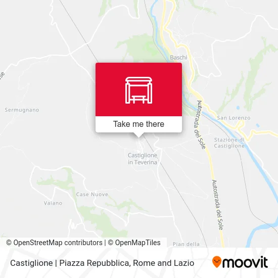 Castiglione | Piazza Repubblica map