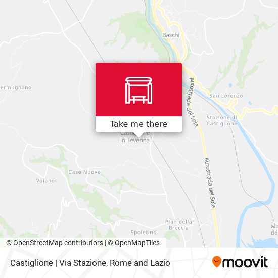 Castiglione | Via Stazione map