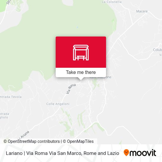 Lariano | Via Roma Via San Marco map