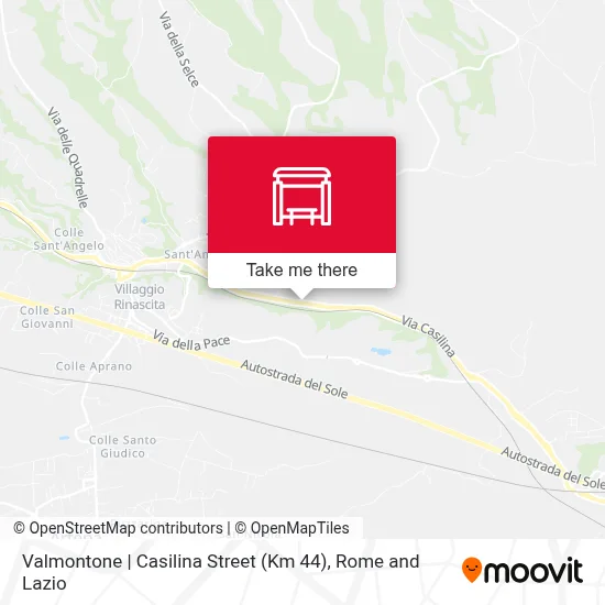 Valmontone | Casilina Street (Km 44) map