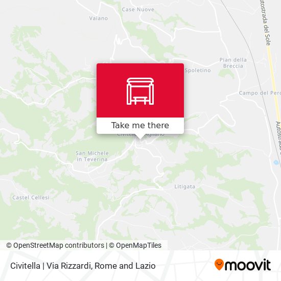 Civitella | Via Rizzardi map