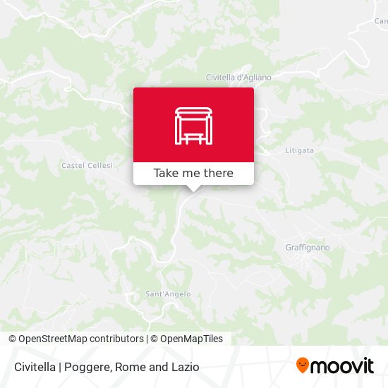 Civitella | Poggere map