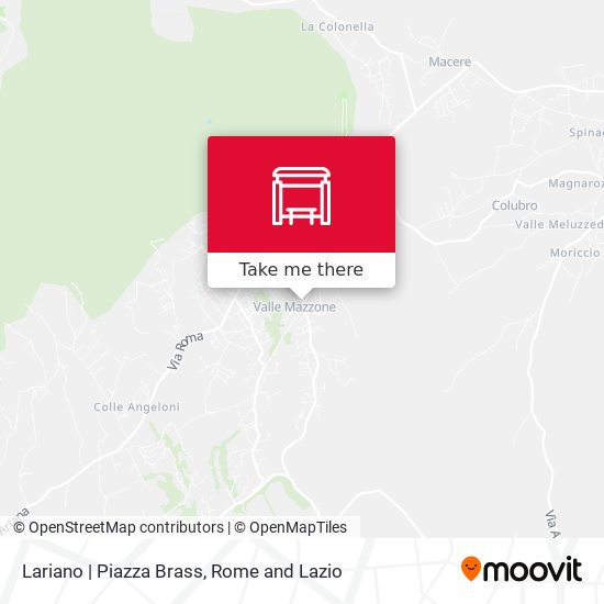 Lariano | Piazza Brass map