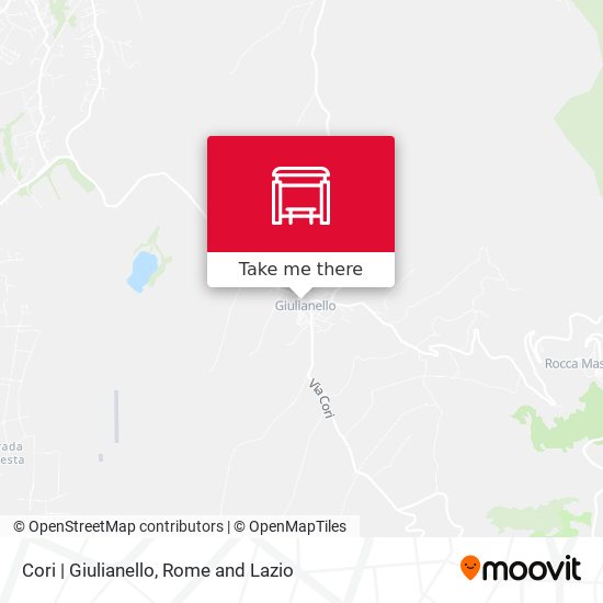 Cori | Giulianello map