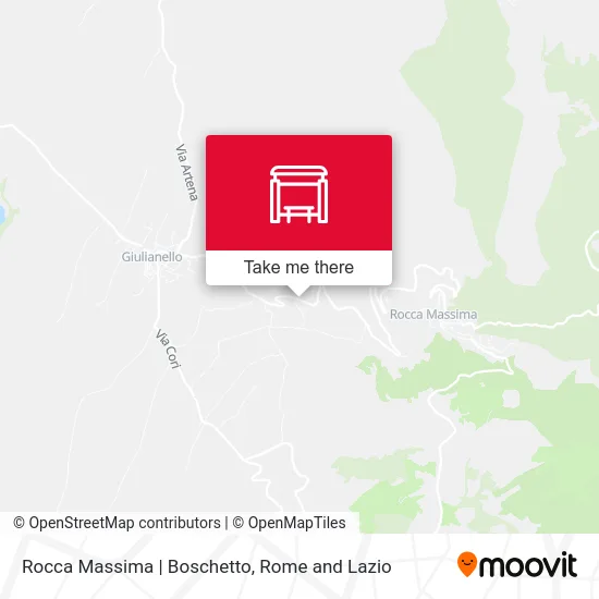 Rocca Massima - Boschetto map