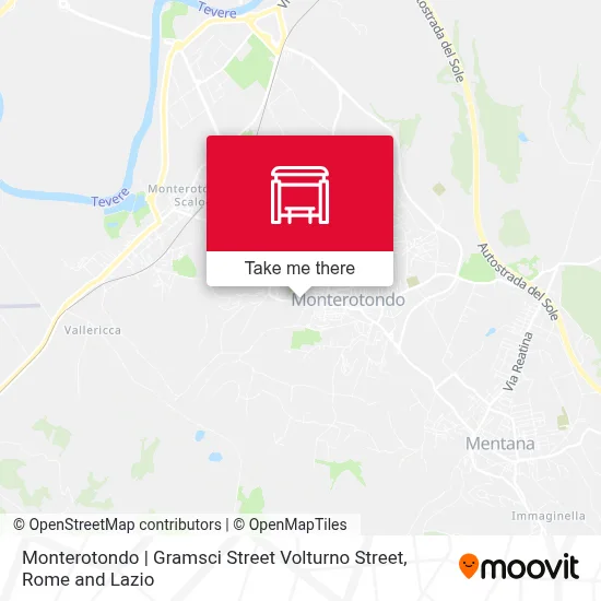Monterotondo | Gramsci Street Volturno Street map