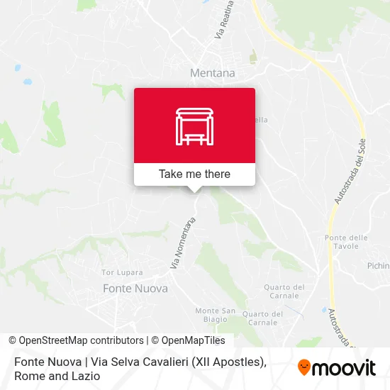 Fonte Nuova | Via Selva Cavalieri (XII Apostles) map