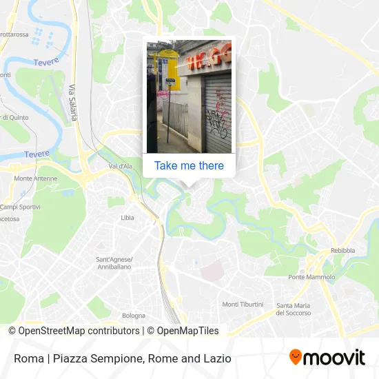 Rome | Sempione Square map
