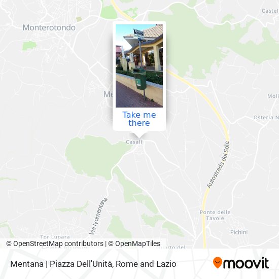 Mentana | Piazza Dell'Unità map