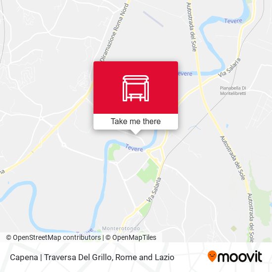Capena | Traversa Del Grillo map