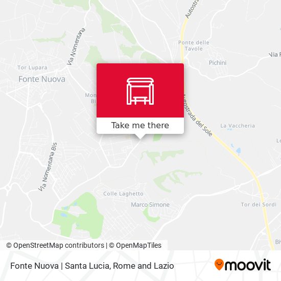 Fonte Nuova | Santa Lucia map